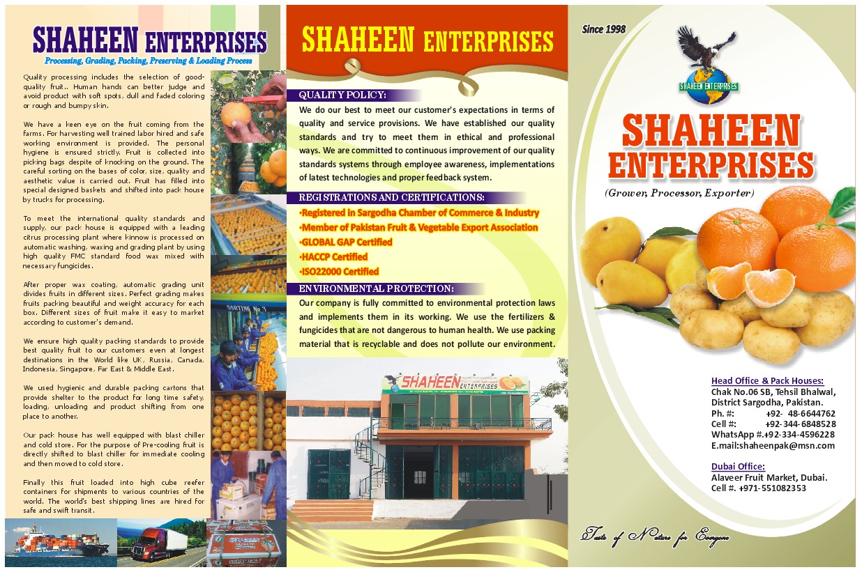 SE FRUITS & VEGETABLE Company Office and Processing Facility in Bhalwal, Sargodha
